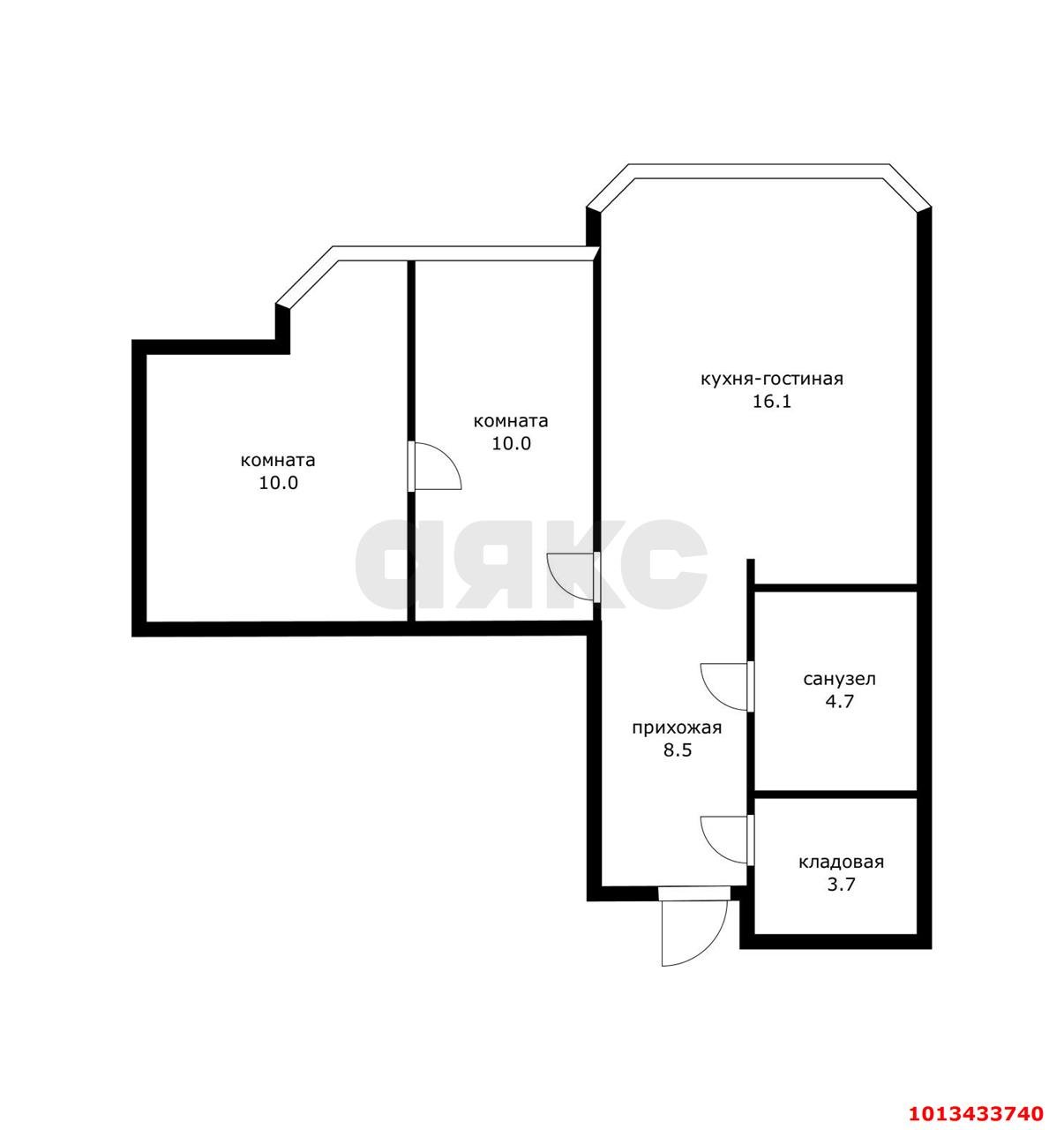 Фото №17: 2-комнатная квартира 67 м² - Краснодар, Прикубанский внутригородской округ, жилой комплекс Янтарный 2, Фестивальный, мкр. Солнечный, ул. Ковалёва, 48