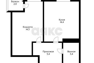 Фото №5: 1-комнатная квартира 37 м² - Краснодар, мкр. жилой комплекс Европа Клубный Квартал 6, ул. Античная, 10