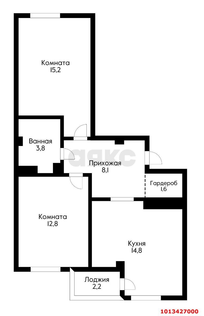 Фото №1: 2-комнатная квартира 58 м² - Краснодар, жилой комплекс Европа Клубный Квартал 6, ул. Античная, 10