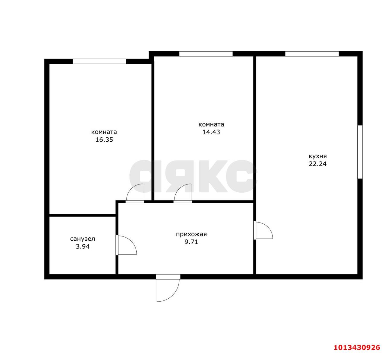 Фото №20: 2-комнатная квартира 68 м² - Краснодар, жилой комплекс Гарантия в Немецкой Деревне, ул. Атлантическая, 2к10