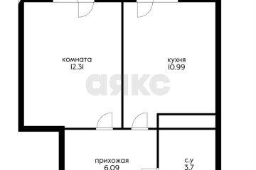 Фото №4: 1-комнатная квартира 40 м² - Краснодар, мкр. жилой комплекс Фонтаны, ул. Воронежская, 47/14
