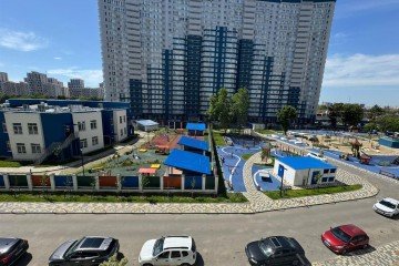 Фото №1: 1-комнатная квартира 34 м² - Краснодар, мкр. жилой комплекс Фонтаны, ул. Воронежская, 47/14