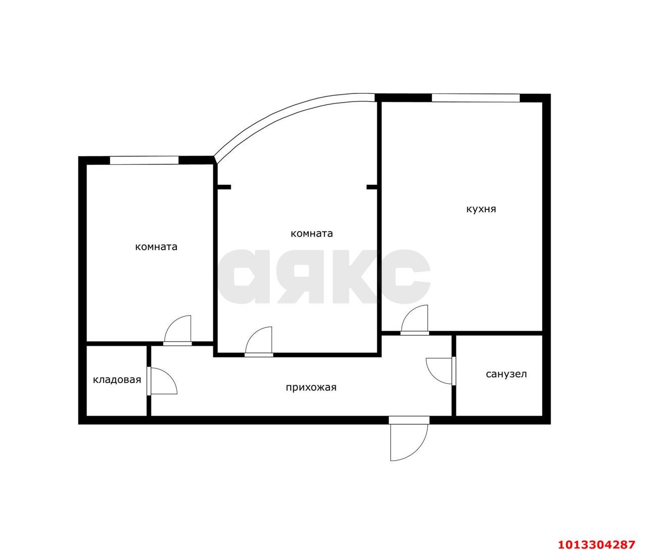 Фото №16: 2-комнатная квартира 53 м² - Краснодар, жилой комплекс Династия, ул. Героев-Разведчиков, 12/1