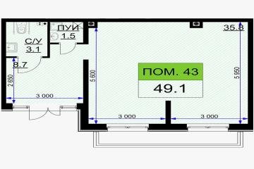 Фото №2: Коммерция 49 м² - Краснодар, мкр. жилой комплекс Ракурс, ул. имени Героя Ростовского, 8к3