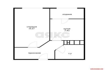 Фото №1: 1-комнатная квартира 31 м² - Яблоновский, мкр. жилой комплекс Портрет, ул. Луговая, 7А
