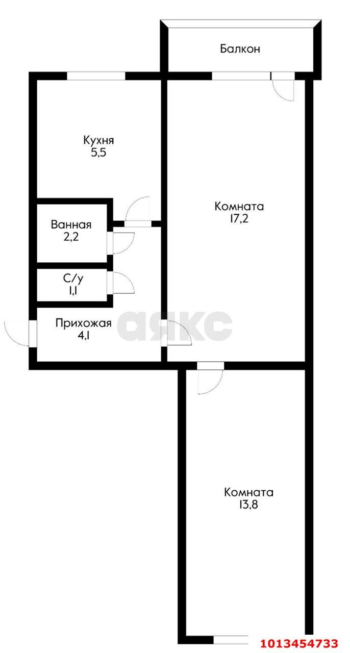 Фото №14: 2-комнатная квартира 46 м² - Краснодар, Центральный, ул. Заводская, 7/2