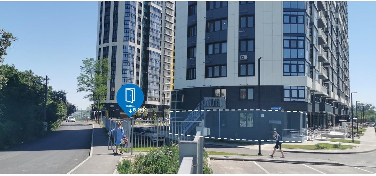 Фото №1: Коммерция 49 м² - Краснодар, Карасунский внутригородской округ, мкр. жилой комплекс Фреш, ул. имени Валерия Гассия, 4/7к3