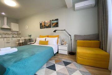 Фото №1: 1-комнатная квартира 48 м² - Краснодар, мкр. жилой комплекс Кремлёвские Ворота, ул. Кореновская, 2к4