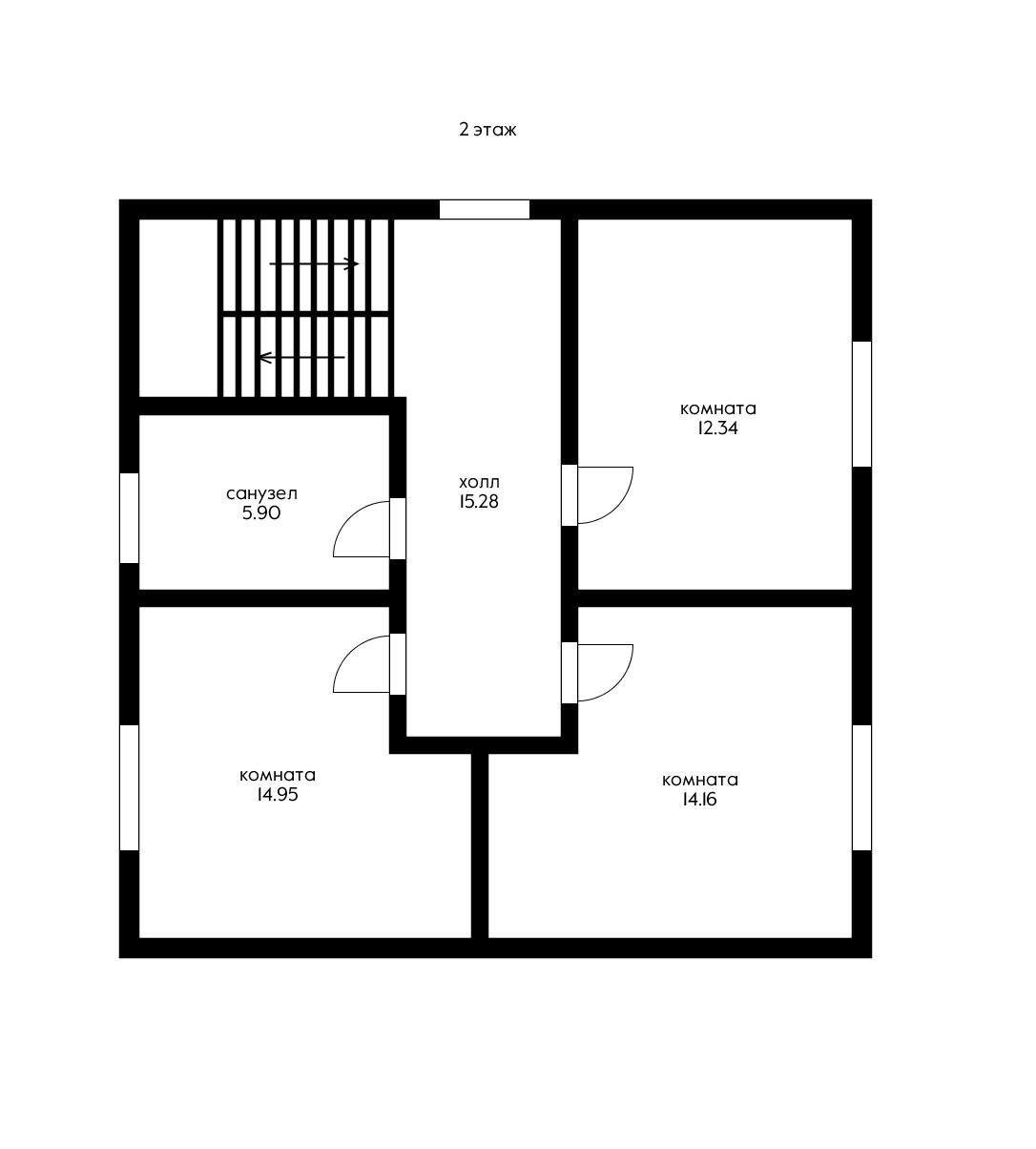 Фото №8: Дом 129 м² + 4.2 сот. - Яблоновский, ул. Ленинградская, 21