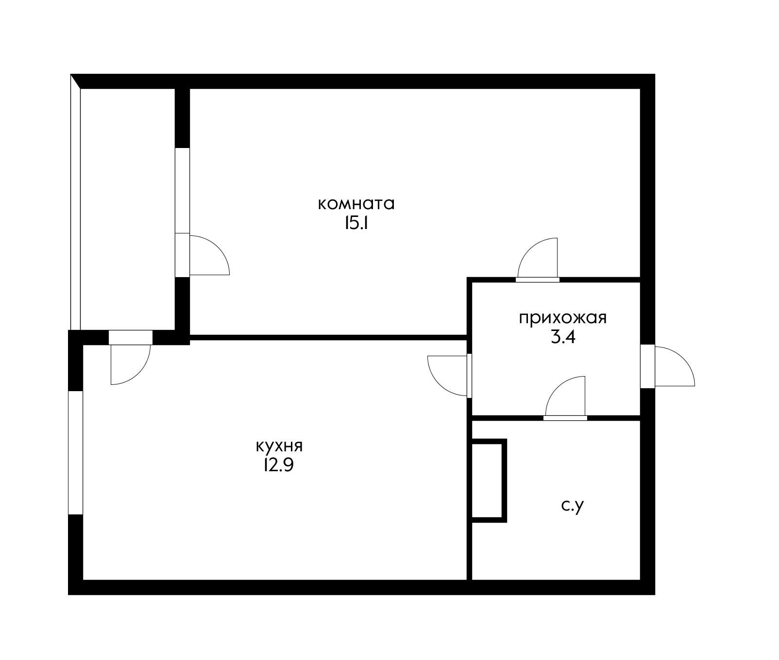 Фото №7: 1-комнатная квартира 39 м² - Краснодар, Прикубанский внутригородской округ, мкр. жилой комплекс Самолёт, ул. Западный Обход, 39/2к4