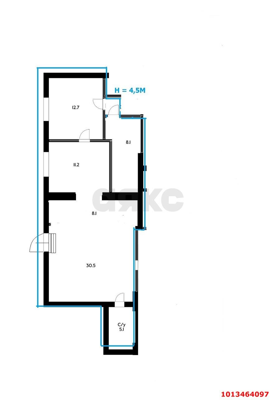 Фото №2: Коммерция 73 м² - Краснодар, Центральный внутригородской округ, мкр. Центральный, ул. Мира, 63