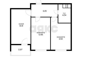 Фото №4: 2-комнатная квартира 50 м² - Краснодар, мкр. Россинского, б-р Адмиралтейский, 1