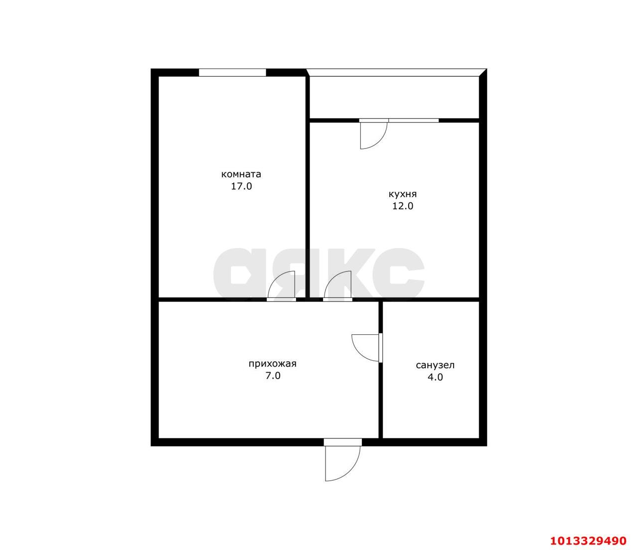 Фото №6: 1-комнатная квартира 42 м² - Краснодар, Прикубанский внутригородской округ, Россинского, мкр. жилой комплекс Атлант, ул. Адмирала Крузенштерна, 6к3