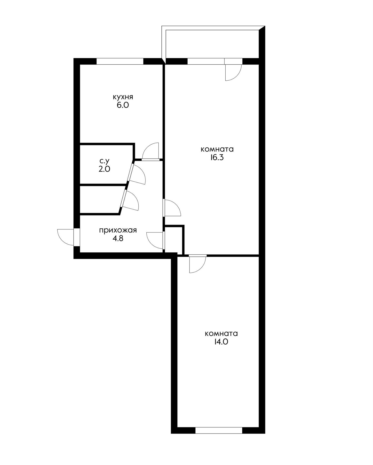 Фото №10: 2-комнатная квартира 47 м² - Краснодар, Прикубанский внутригородской округ, мкр. Фестивальный, ул. Атарбекова, 15