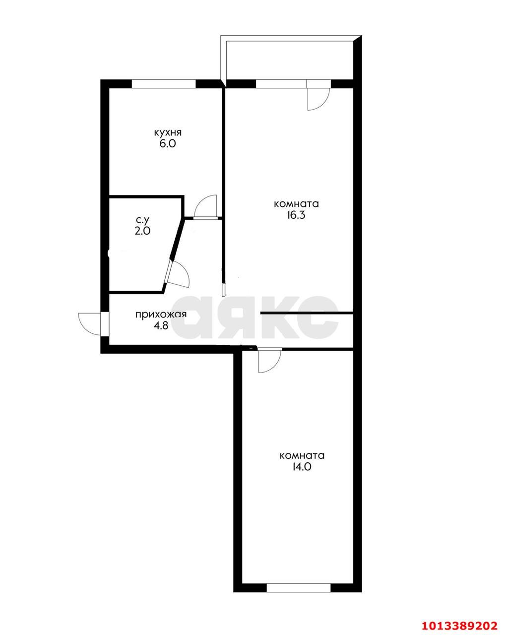 Фото №10: 2-комнатная квартира 47 м² - Краснодар, Прикубанский внутригородской округ, мкр. Фестивальный, ул. Атарбекова, 15