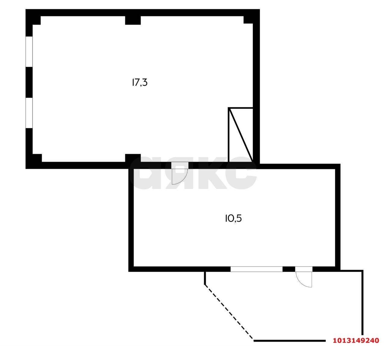 Фото №8: 1-комнатная квартира 27 м² - Краснодар, Центральный, ул. Гоголя, 40