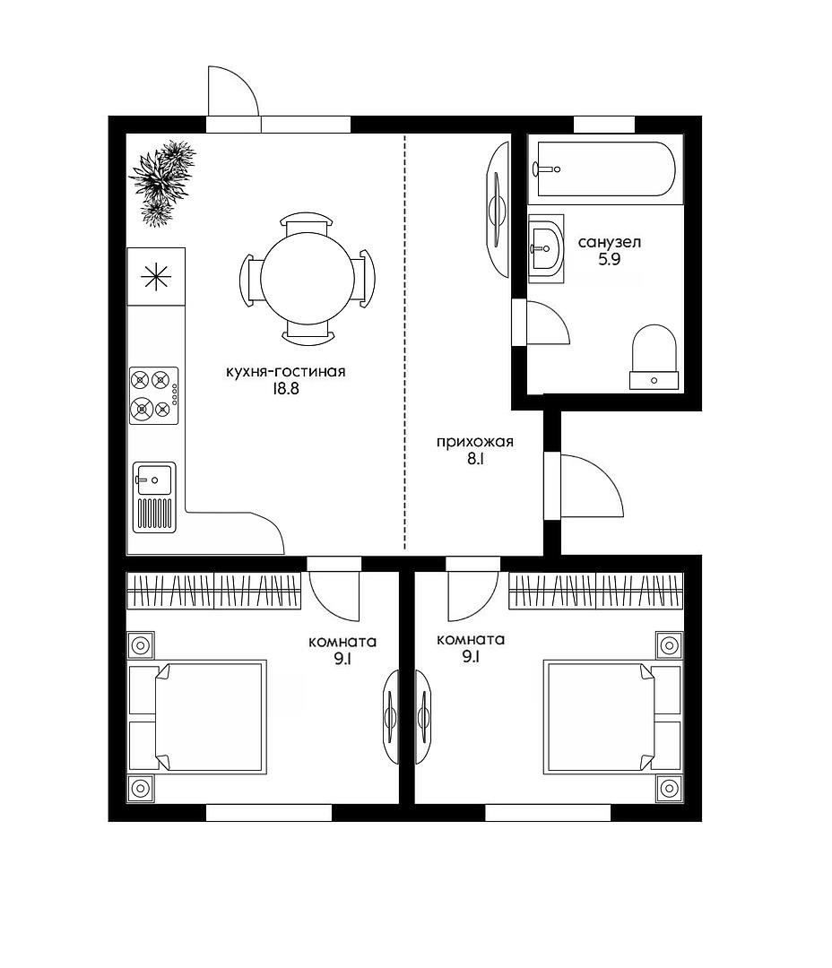 Фото №18: Дом 53 м² + 3 сот. - Елизаветинская, Прикубанский внутригородской округ, ст Кубань-2, ул. Цветочная, 29