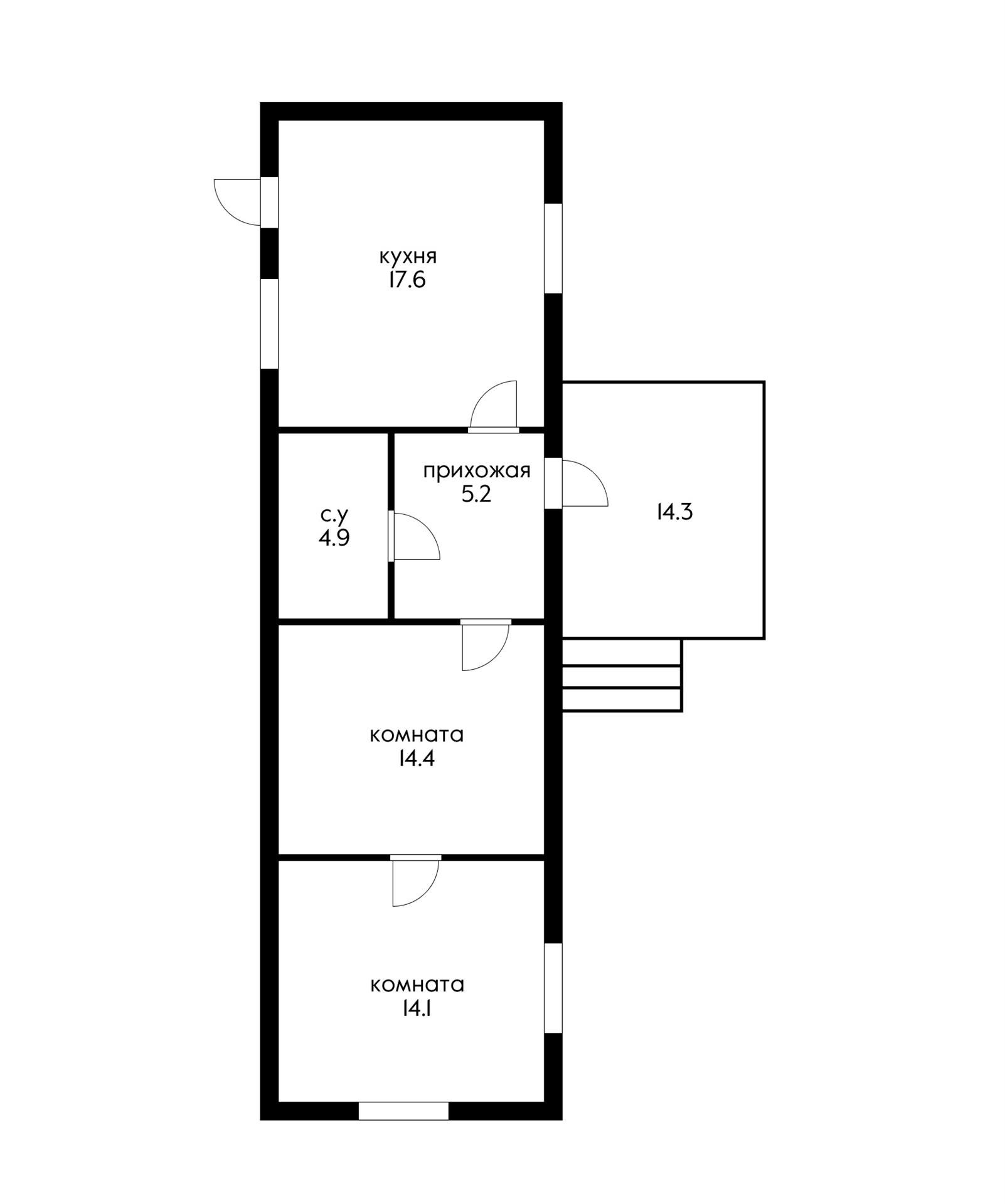 Фото №1: Дом 56 м² + 7 сот. - Горское, ул. Центральная, 17