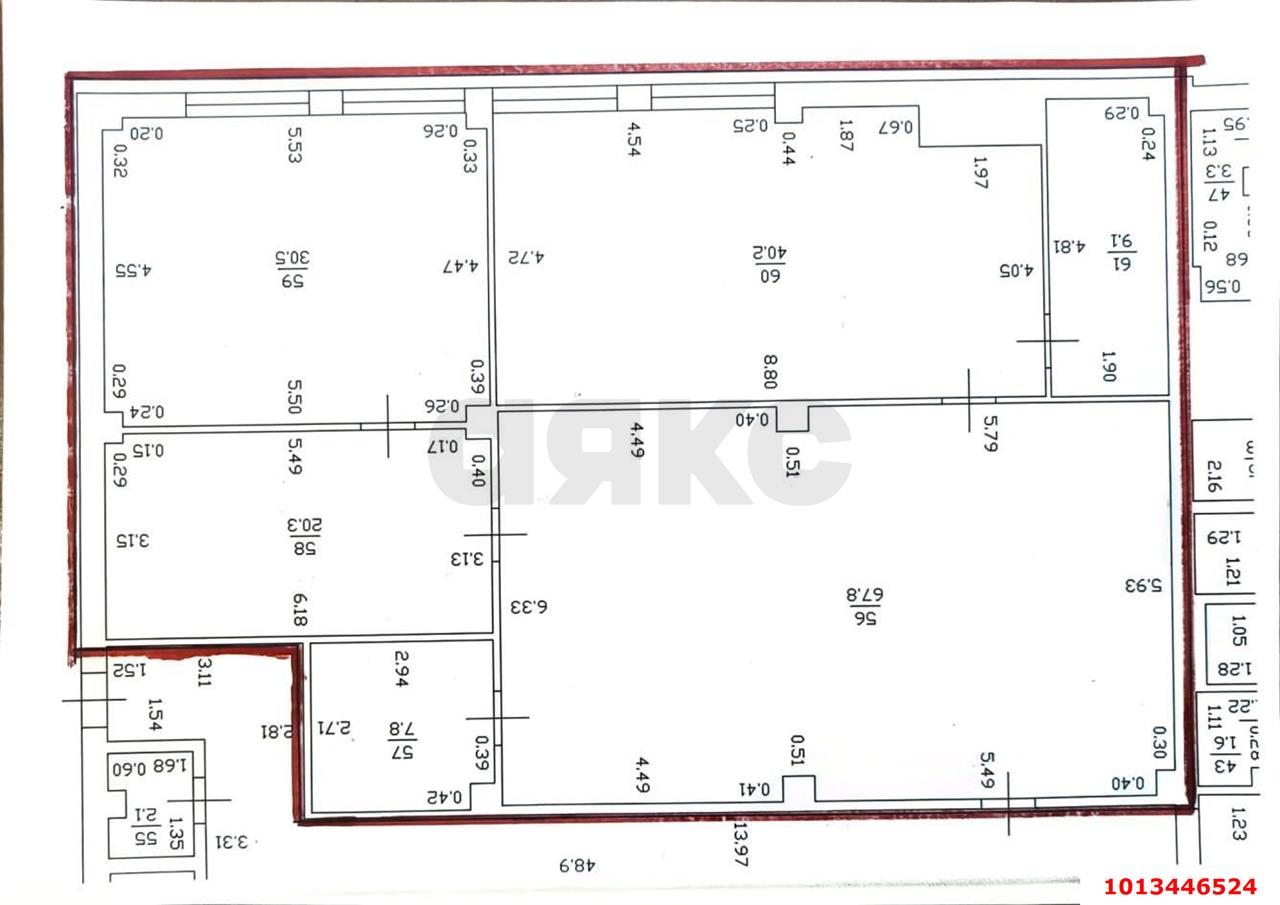 Фото №6: Офисное помещение 190 м² - Краснодар, Западный внутригородской округ, ул. Красных Партизан, 495