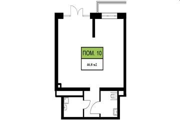 Фото №2: Коммерция 46 м² - Краснодар, мкр. жилой комплекс Ракурс, ул. имени Героя Ростовского, 8к6