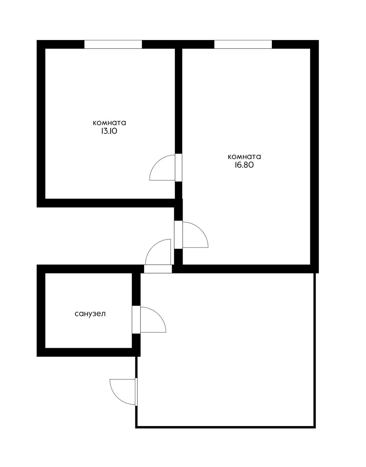 Фото №6: Комната 33 м² - Краснодар, Карасунский внутригородской округ, мкр. Хлопчато-бумажный Комбинат, ул. Уральская, 81/1