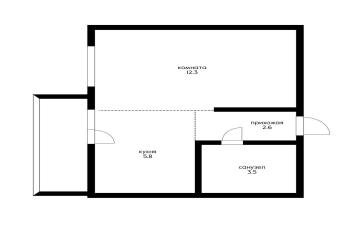 Фото №5: Студия 24 м² - Краснодар, мкр. Прикубанский внутригородской округ, ул. Калужская, 21