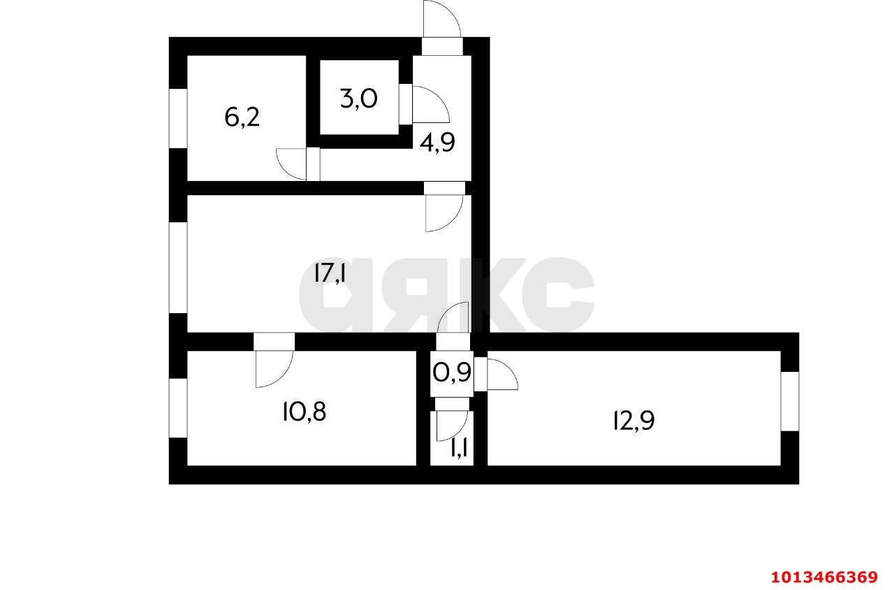 Фото №30: 3-комнатная квартира 56 м² - Краснодар, Завод Измерительных Приборов, ул. Курчатова, 6