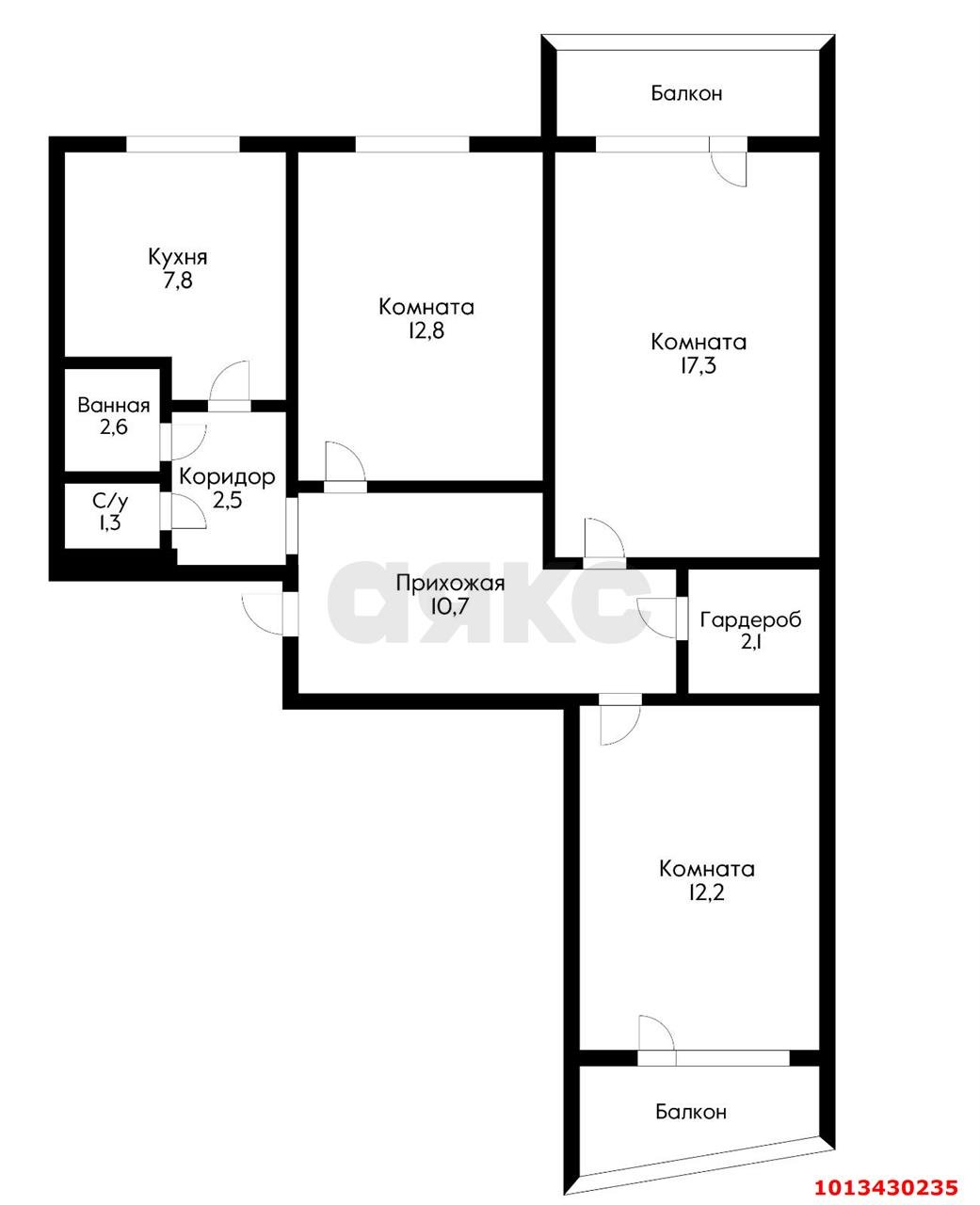 Фото №16: 3-комнатная квартира 73 м² - Краснодар, Юбилейный, ул. Думенко, 10