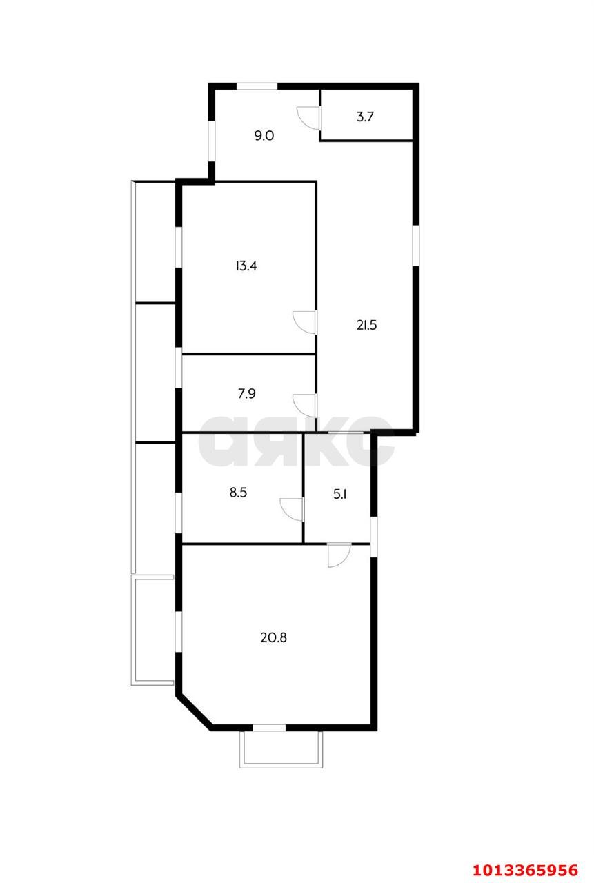 Фото №13: Торговое помещение 110 м² - Краснодар, 40 лет Победы, ул. имени 40-летия Победы, 56