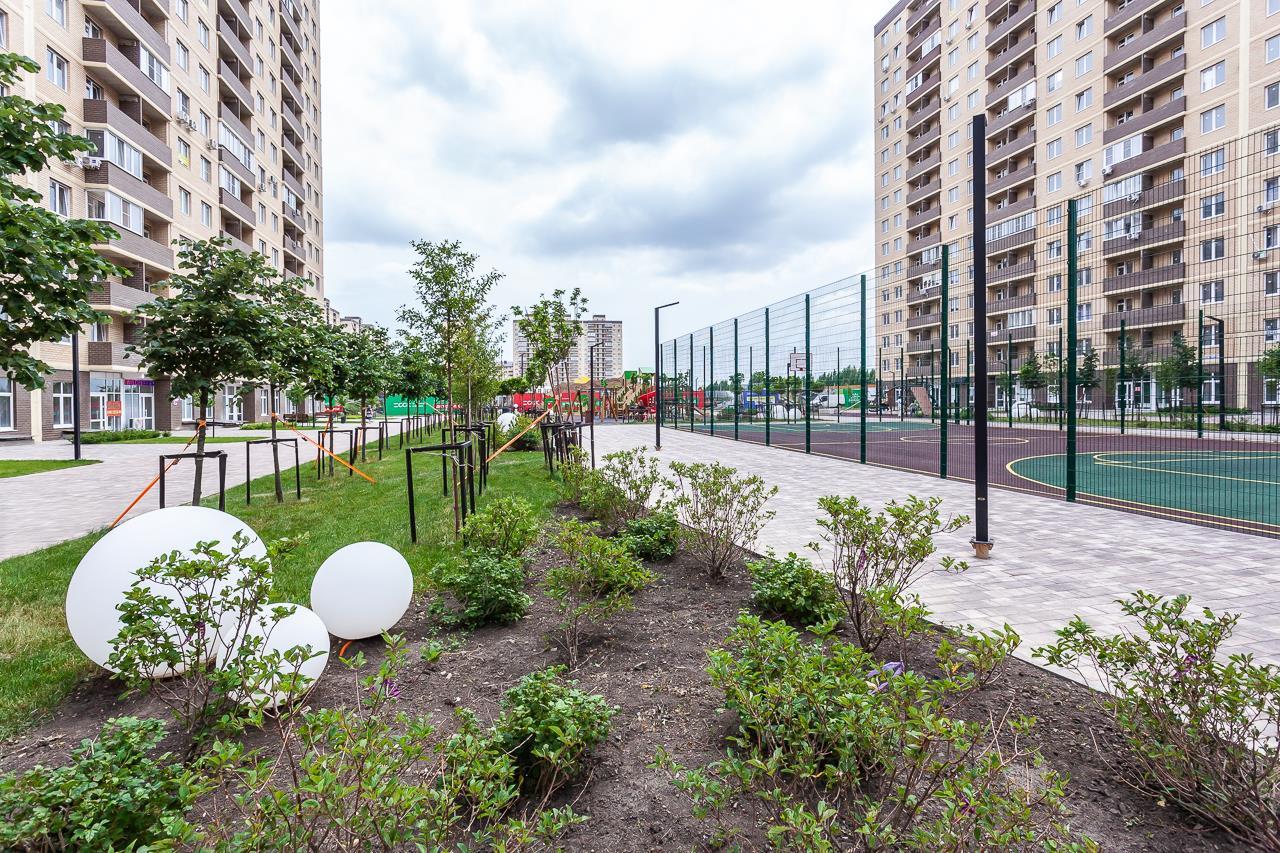 Фото №4: 1-комнатная квартира 37 м² - Краснодар, Прикубанский внутригородской округ, мкр. жилой комплекс Дыхание, ул. Лётчика Позднякова, 2к19