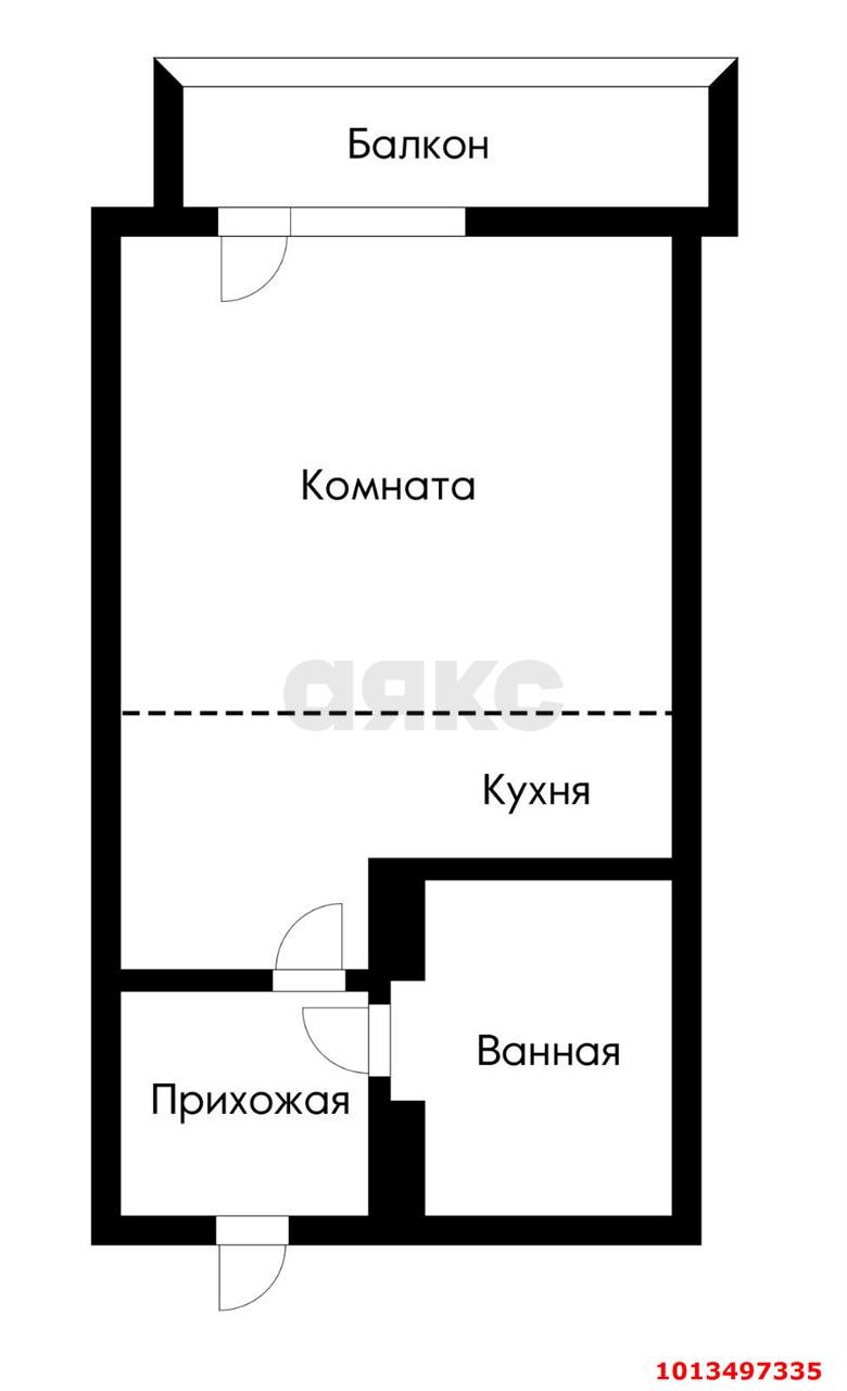 Фото №12: Студия 33 м² - Краснодар, Почтовый, пр-кт имени писателя Знаменского, 6