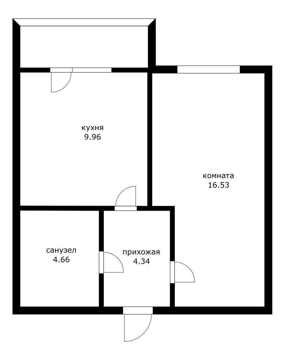 Фото №9: 1-комнатная квартира 38 м² - Краснодар, Прикубанский внутригородской округ, Завод Радиоизмерительных Приборов, п. Калинино, ул. Вологодская, 26