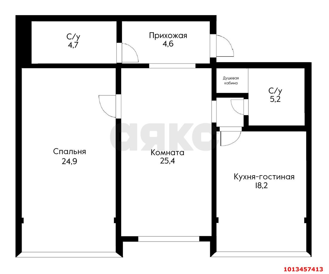 Фото №19: 3-комнатная квартира 90 м² - Краснодар, Центральный, ул. Фабричная, 10