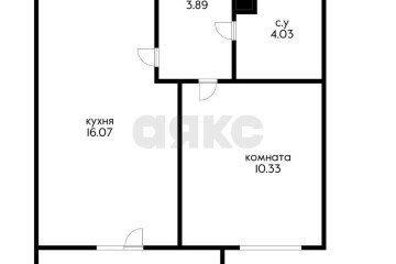 Фото №5: 1-комнатная квартира 38 м² - Краснодар, мкр. жилой комплекс Мой Город, ул. Западный Обход, 39