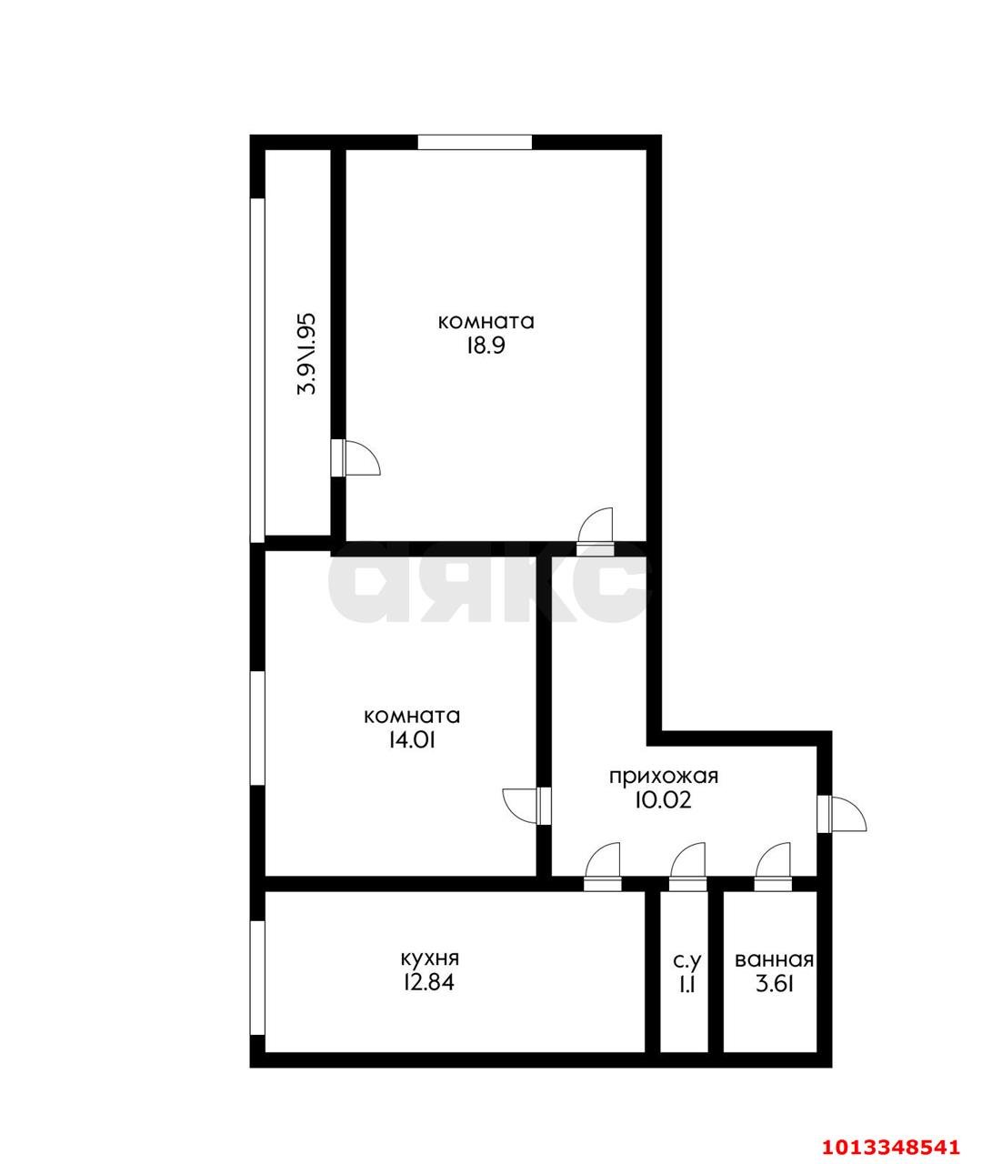Фото №1: 2-комнатная квартира 64 м² - Краснодар, жилой комплекс Жемчужина, ул. имени Ф.И. Шаляпина, 30/1