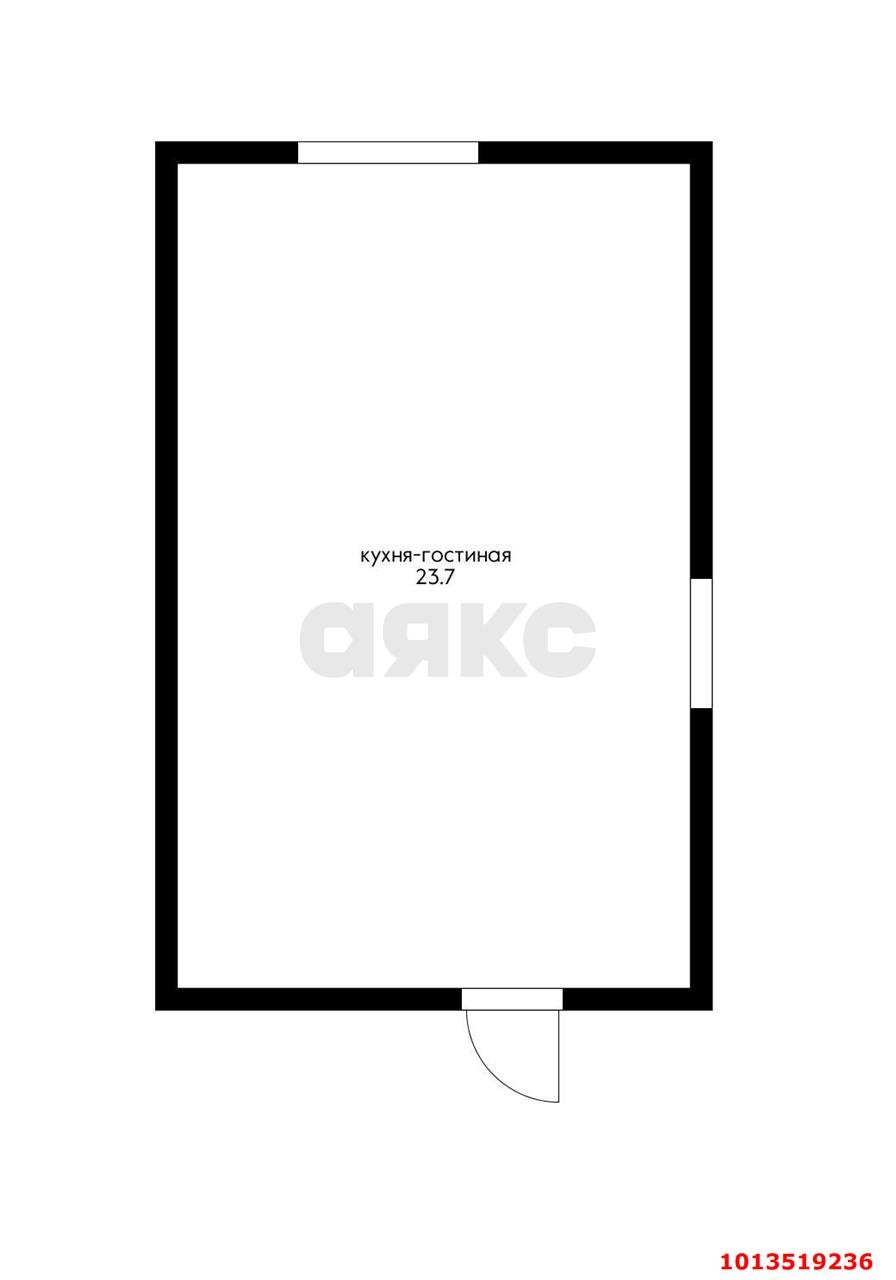 Фото №9: Комната 23 м² - Краснодар, Прикубанский внутригородской округ, мкр. Фестивальный, ул. Атарбекова, 52