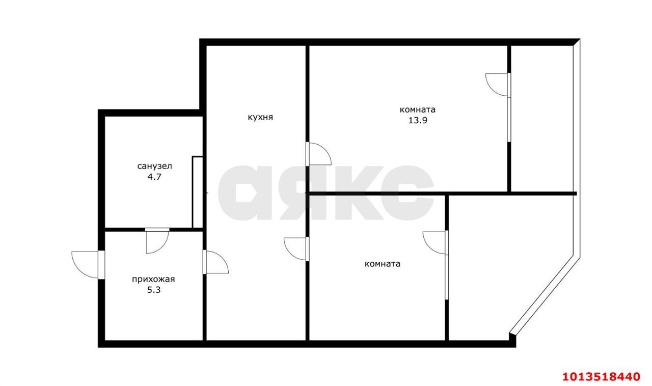 Фото №14: 2-комнатная квартира 53 м² - Краснодар, жилой комплекс Титаны, б-р Адмирала Пустошкина, 11/1