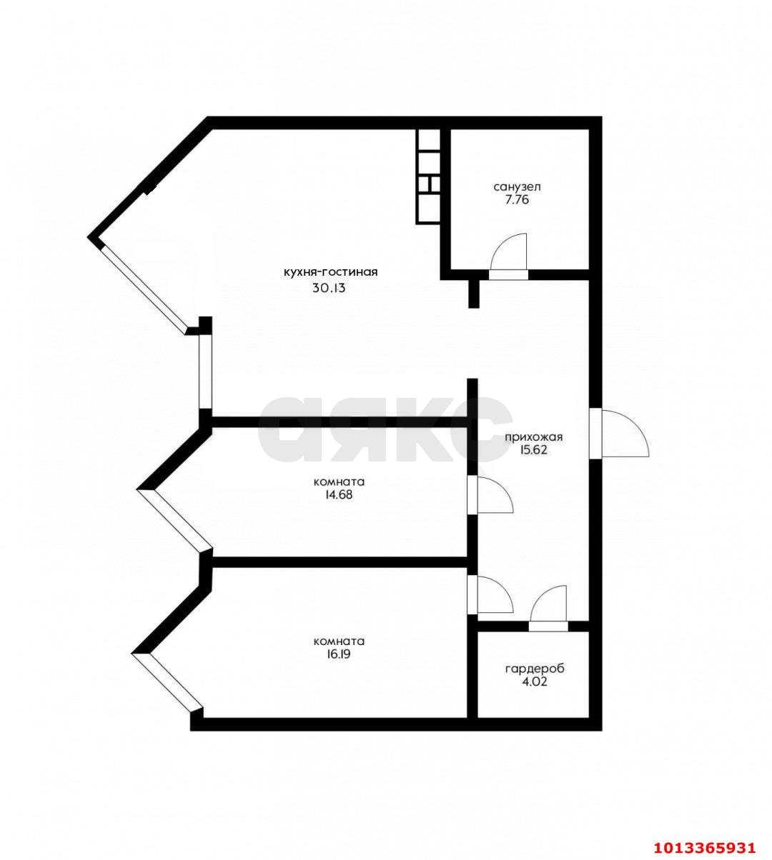 Фото №2: 3-комнатная квартира 89 м² - Краснодар, Пашковский, ул. Леонида Лаврова, 4