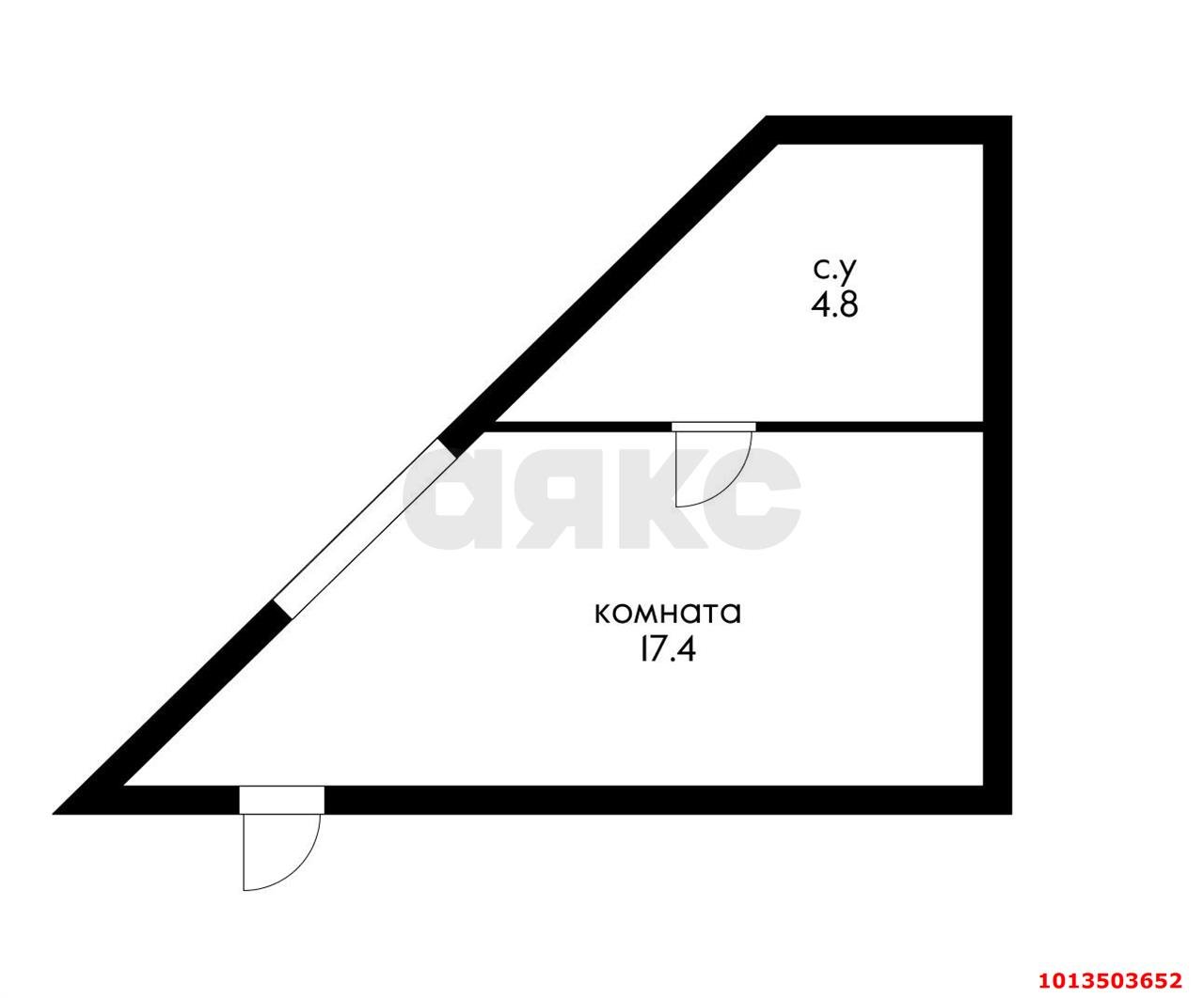 Фото №14: Апартаменты 22 м² - Ольгинка, ул. Заречная, 20Г