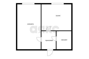 Фото №1: 1-комнатная квартира 30 м² - Знаменский, мкр. Карасунский внутригородской округ, ул. Виноградная, 2/1
