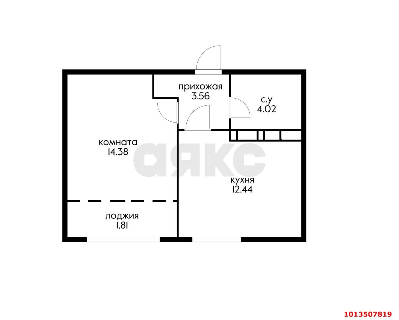 Фото №10: 1-комнатная квартира 36 м² - Краснодар, Черёмушки, ул. Обрывная, 132/1