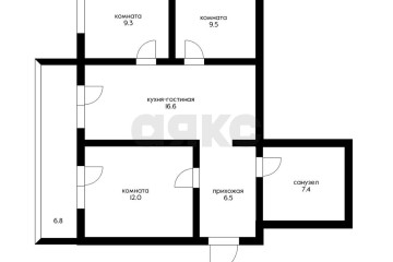 Фото №2: 3-комнатная квартира 61 м² - Новая Адыгея, мкр. жилой комплекс Виноград 2, ул. Бжегокайская, 25/1к5