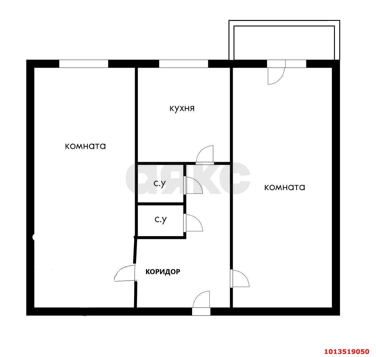 Фото №7: 2-комнатная квартира 46 м² - Краснодар, Карасунский внутригородской округ, мкр. Гидростроителей, ул. имени Игнатова, 29