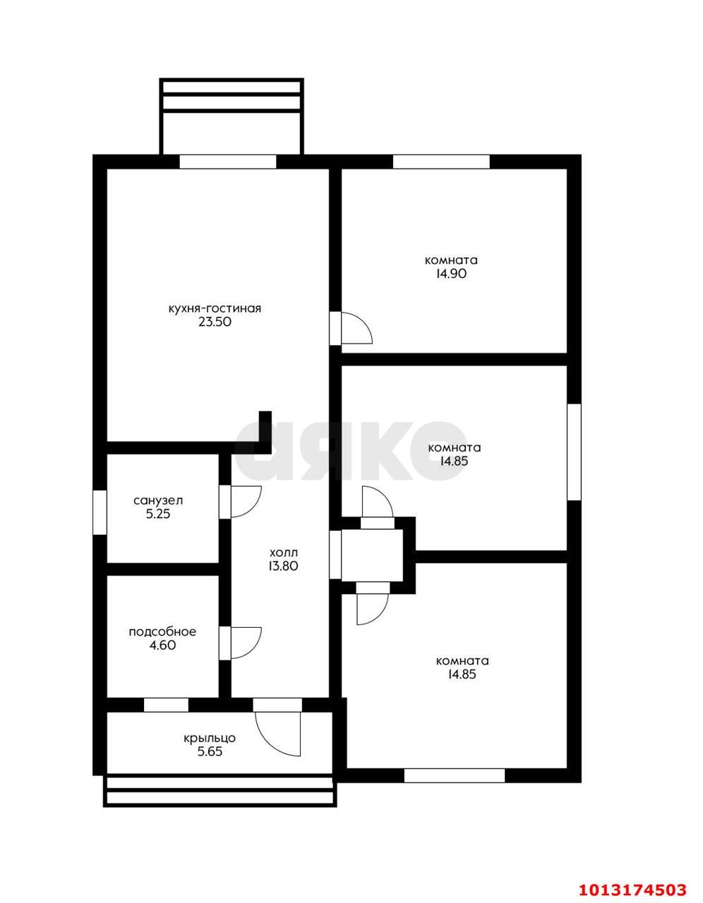 Фото №17: Дом 97 м² + 4 сот. - Знаменский, Карасунский внутригородской округ, снт Восход, ул. Абрикосовая, 265