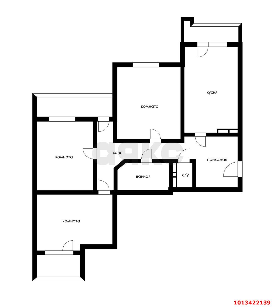 Фото №1: 3-комнатная квартира 112 м² - Краснодар, Центральный, ул. Комсомольская, 13