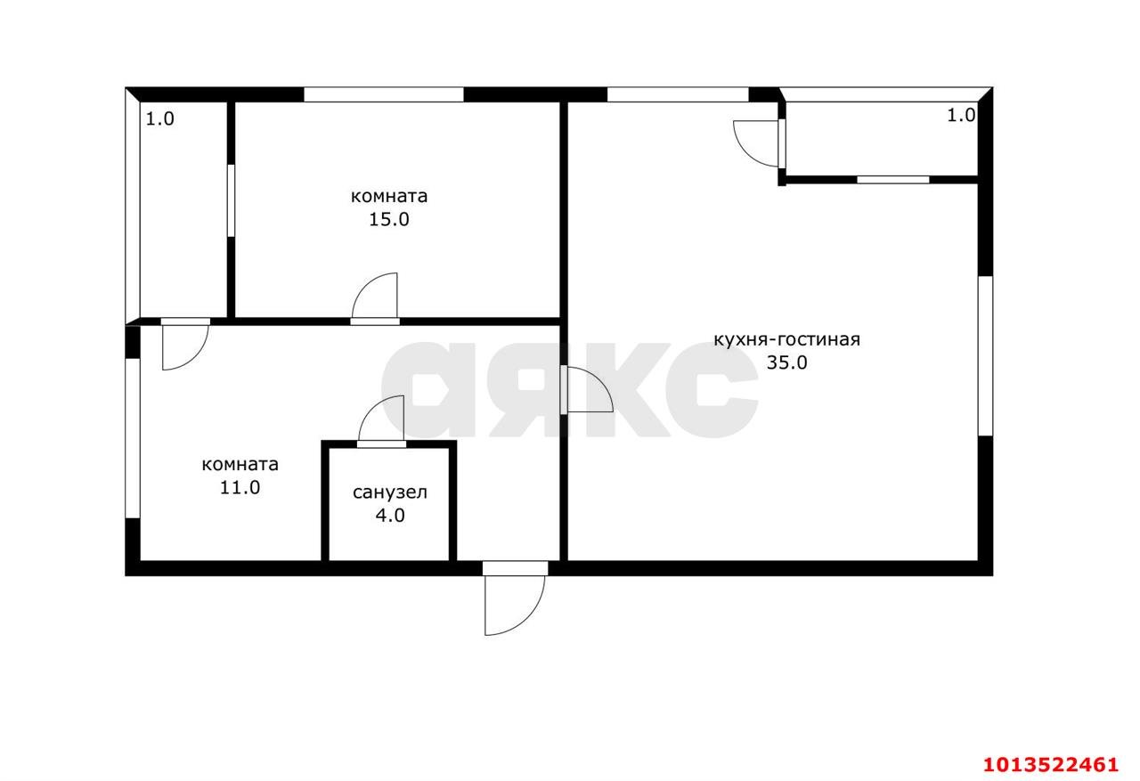Фото №17: 2-комнатная квартира 77 м² - Краснодар, жилой комплекс Лучезарный, ул. Московская, 158/3