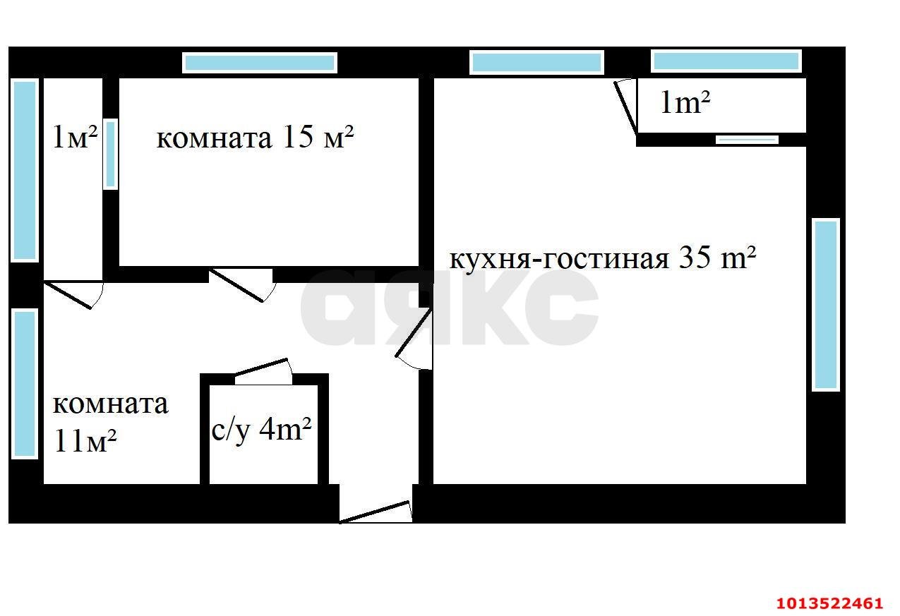 Фото №16: 2-комнатная квартира 77 м² - Краснодар, имени Петра Метальникова, ул. Московская, 158