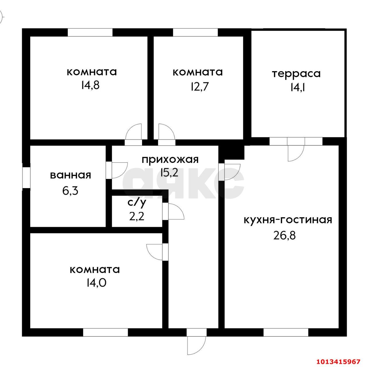 Фото №10: Дом 111 м² + 4.4 сот. - Старокорсунская, Карасунский внутригородской округ, 