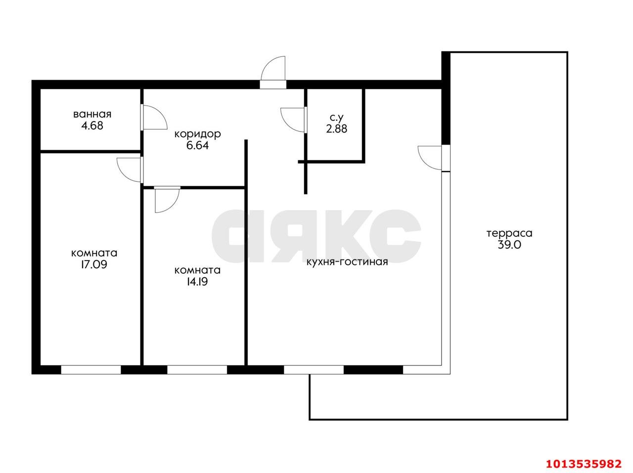 Фото №8: 3-комнатная квартира 123 м² - Краснодар, жилой комплекс Кубанский, Прикубанский внутригородской округ, мкр. Завод Измерительных Приборов, ул. Зиповская, 34к1