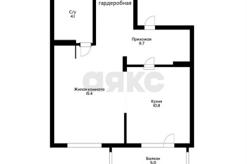 Фото №3: 1-комнатная квартира 45 м² - Краснодар, мкр. Восточно-Кругликовский, ул. им. Героя Яцкова И.В., 10